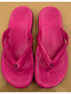 Crocs PINK sandals size men’s 8 women’s 10
